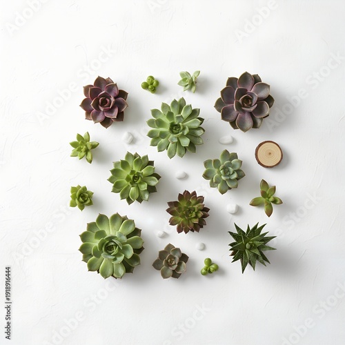 christmas wreath on white background