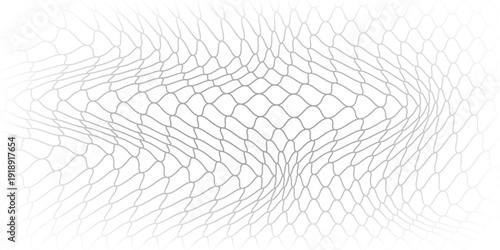 Curved net pattern. Seamless design for sportswear or equipment like soccer goals, volleyball nets, basketball hoops, hockey nets, and athletic gear. modern