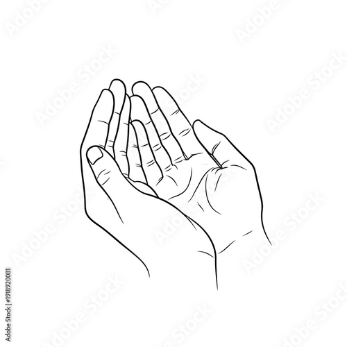 Hands cupped together in a gesture of care and protection