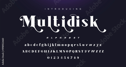 Typography beauty fashion elegant minimalist serif italic fonts decorative wedding vintage retro logos. Minimal luxury font alphabet logo. Vector illustration.