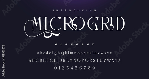 Typography beauty fashion elegant minimalist serif italic fonts decorative wedding vintage retro logos. Minimal luxury font alphabet logo. Vector illustration.