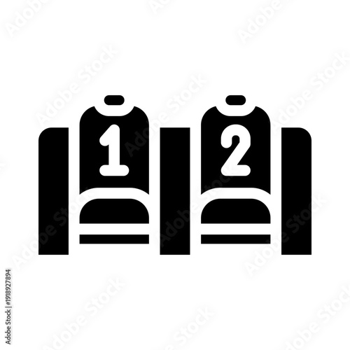 seats glyph icon