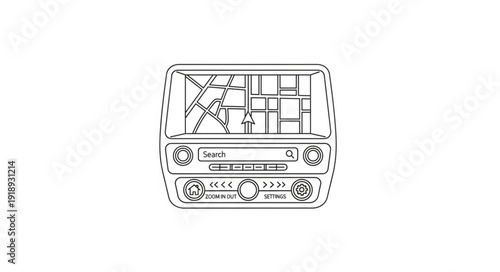 Multimeter Electronic Testing Device Illustration.