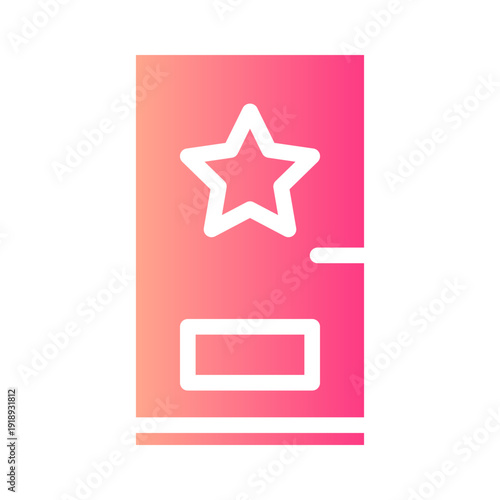 dressing room gradient icon