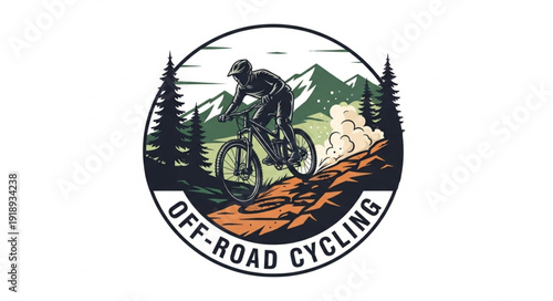 Off Road Cycling Logo Design.
