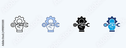 Repair Multiple Icon Illustration Vector