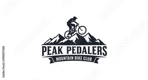 Peak Pedalers Mountain Bike Club Logo.