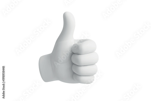 3D Thumbs Up Hand Gesture