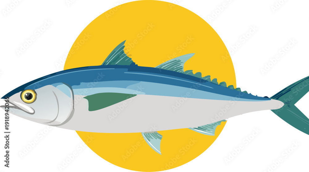 Obraz premium fish on a white background