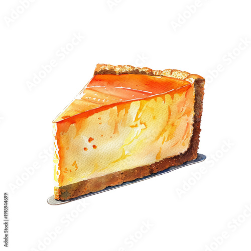 cheesecake hand drawn vector illustration