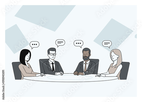 Virtual Reality Meeting - Avatars, Digital Connection