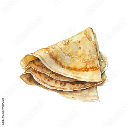 crepes hand drawn vector illustration