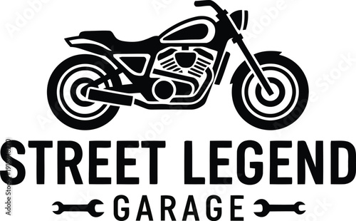 Old Road Brotherhood Classic Nostalgic Motorcycle Emblem Graphic Design Vector Illustration