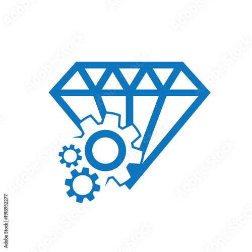 Diamond Gear Luxury Logo design
