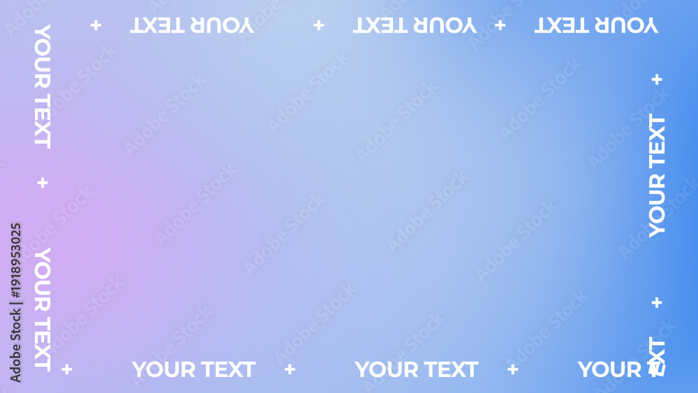 Animated Gradient Border Text Title for Social Media Multiformat Stock ...