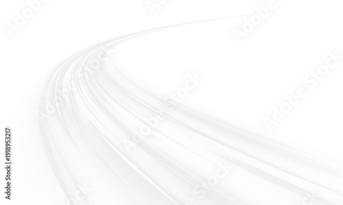 Across the city highway, neon laser line define speed motion. Light trail flow wave, carrying futuristic energy through traffic, road direction. White air hides the whirlwind. Vector png Illustration