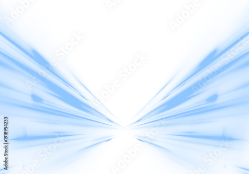 Futuristic neon laser motion line sweep through city highway and road traffic. Blue light trail creates energy and speed while guiding motion in smooth wave direction. PNG vector.