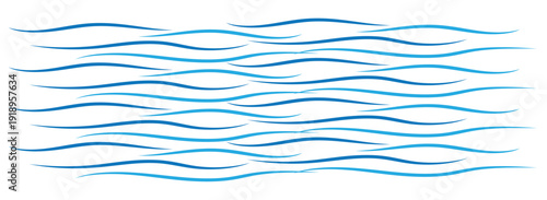 Water wave icon vector