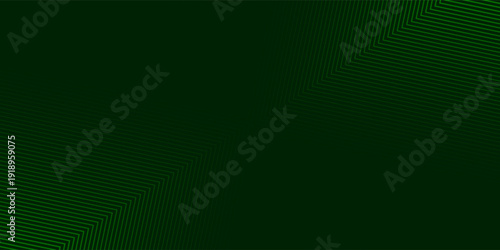 Green arrows background. Abstract triangle gradient wallpaper. Repeated arrow stripes backdrop for flyer, banner, poster, presentation. Thin to thick linear game or sport texture. Vector masculine bg