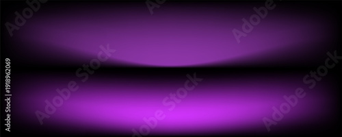Abstract gradient podium background. Violet, purple and lilac empty 3d studio backdrop. Clean scene for product presentation mockup template. Vector illustration.