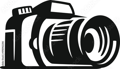 Foto camera icon vector set. photo illustration sign collection. focus symbol. cam logo or mark.Aperture f-number illustration f/1.4-16.photography camera lens line icon.Illustration collection camera