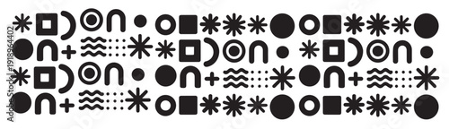 abstract background with geometric shapes circles squares