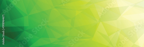 abstract geometric triangle low poly pattern green gradient