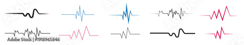 Art design health medical heartbeat pulse vector template