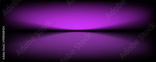 Abstract gradient podium background. Violet, purple and lilac empty 3d studio backdrop. Clean scene for product presentation mockup template. Vector illustration.