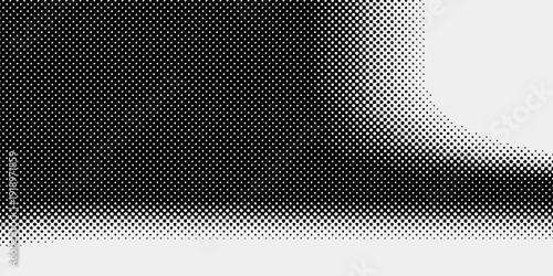 Abstract halftone wave dotted background. Futuristic twisted grunge pattern, dot, circles.  Vector modern optical pop art texture for posters, business cards, cover, labels mock-up, stickers layout