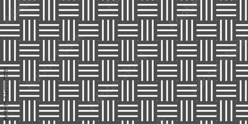 seamless overlap mat grid metallic structure pattern square overlap gray gradient stripes wall and decoration maze textile paper triangle background.