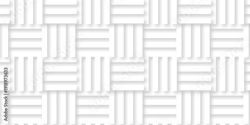Abstract wall seamless structure pattern square overlap gray gradient stripes wall wallpaper decoration maze textile paper triangle background.