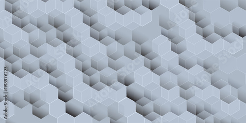 Futuristic, high-tech, bright background, with a hexagonal cellular structure. vector illustration.