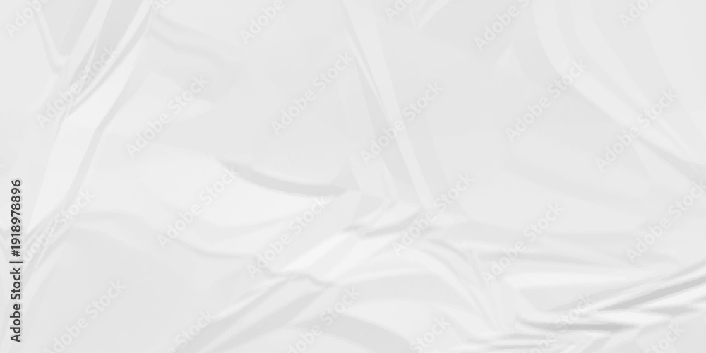 Obraz premium Creased paper parchment white blank page detail wrinkle blank white canvas. old paper crumple texture wrinkle. parchment empty letter texture.