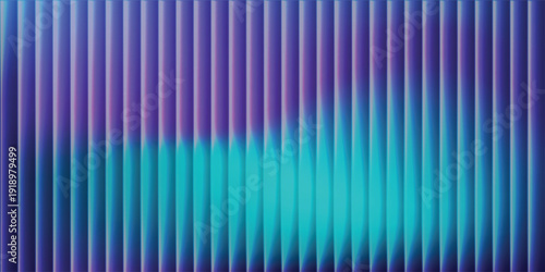 A dynamic abstract pattern of vertical lines in shades of blue and teal, creating a sense of depth and movement against a dark backdrop.