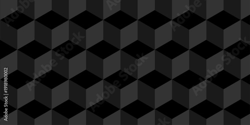 Abstract square structure decoration gradient gray cubic square shape texture. cube geometric wall and floor vector diamond hexagon triangle wallpaper background.