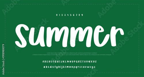 Elegant Script Font Alphabet Typography 