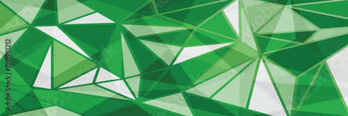  abstract green gradient low poly triangle pattern background