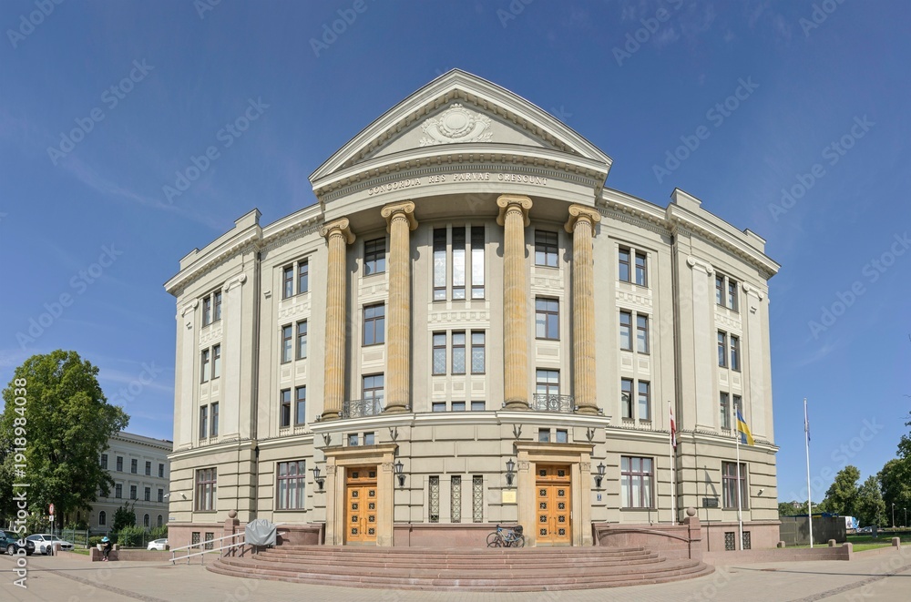 Fototapeta premium Aussenministerium, Ministry of Foreign Affairs of the Republic of Latvia, Riga, Lettland