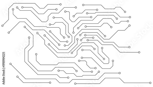 Abstract digital technology communication with circuit board texture background. Vector