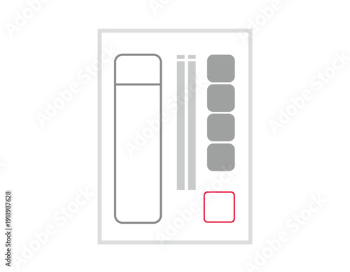 投票用紙のイラスト　選挙アイコン