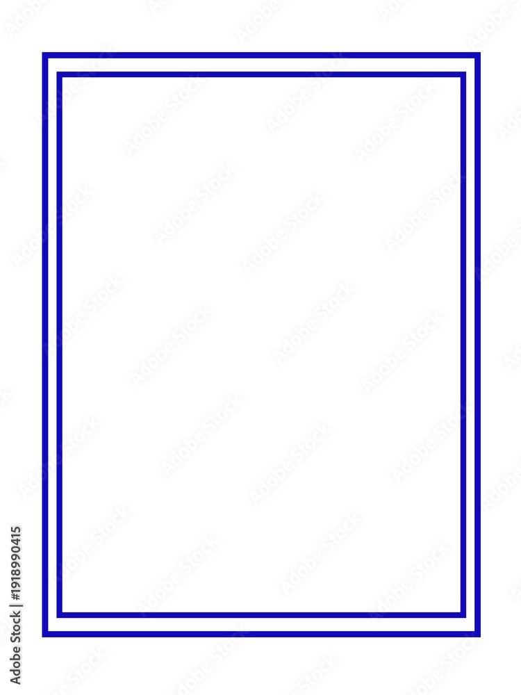Obraz premium blue picture frame, Blank frame, blue frame, photo frame, border, 