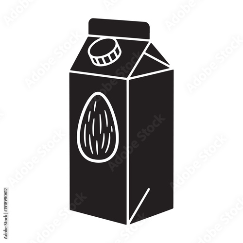 Vector milk carton icon