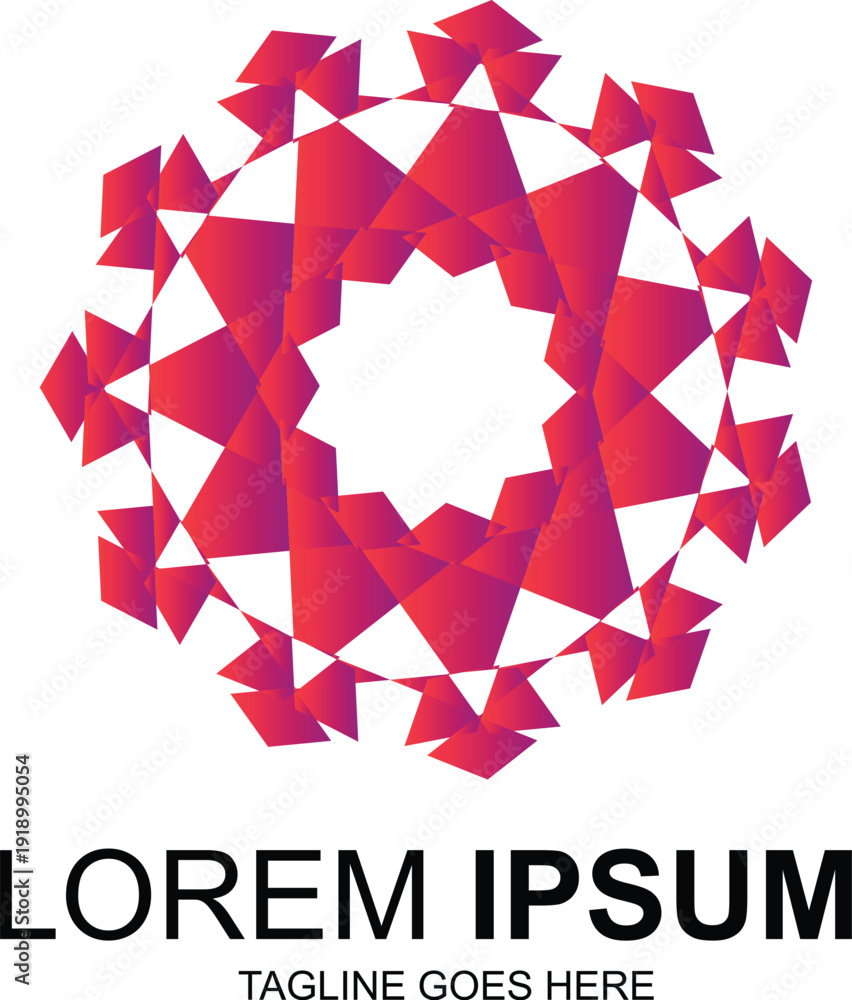 Obraz premium abstract geometric shape