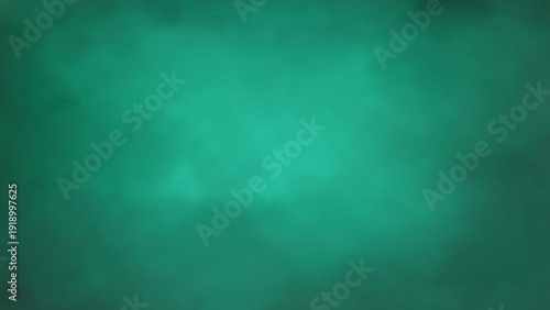 Abstract background image with teal or emerald green color gradient. 
