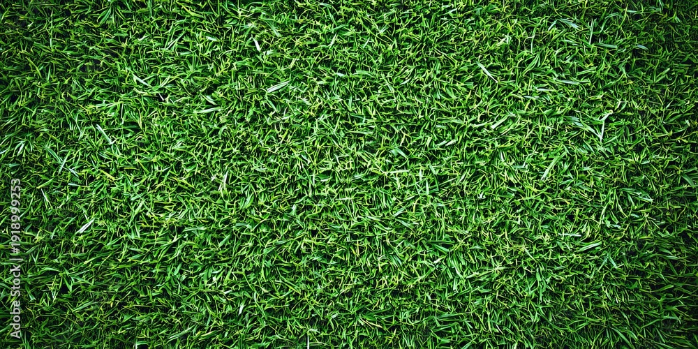 Obraz premium Vibrant Green Meadow Grass Surface with Soft Texture, Perfect for Nature Backgrounds and Lawn Scenes