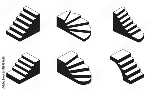 Collection of Isometric Staircase