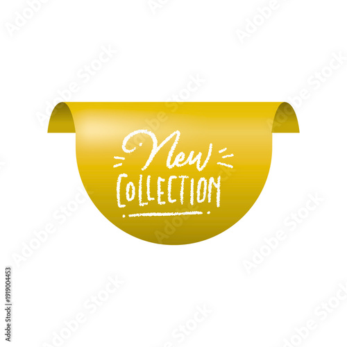 New collection poster. It can be used for advertisements, signs, banners.