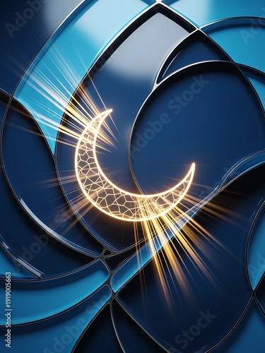 Digital heart shape with glowing light trails on futuristic metallic background