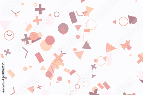 Soft and dreamy abstract geometric shapes in muted pink and peach hues, offering a gentle, artistic backdrop for sophisticated designs.